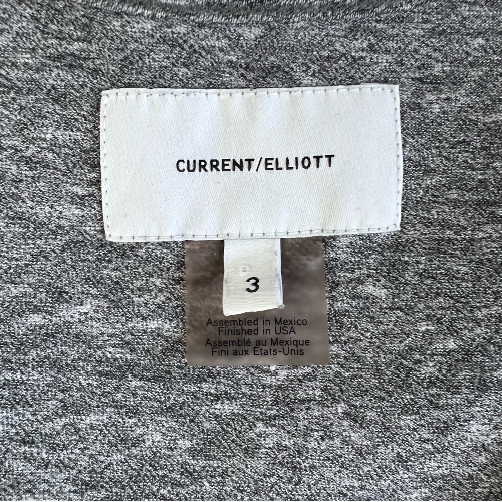 CURRENT/ELLIOTT • Gray Ruffle Racer back Top Size 3 (Large) - Picture 7 of 8